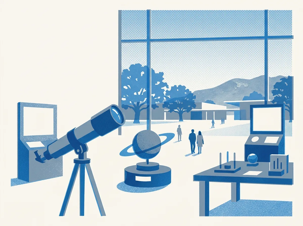 Illustration of science centers in Oakland